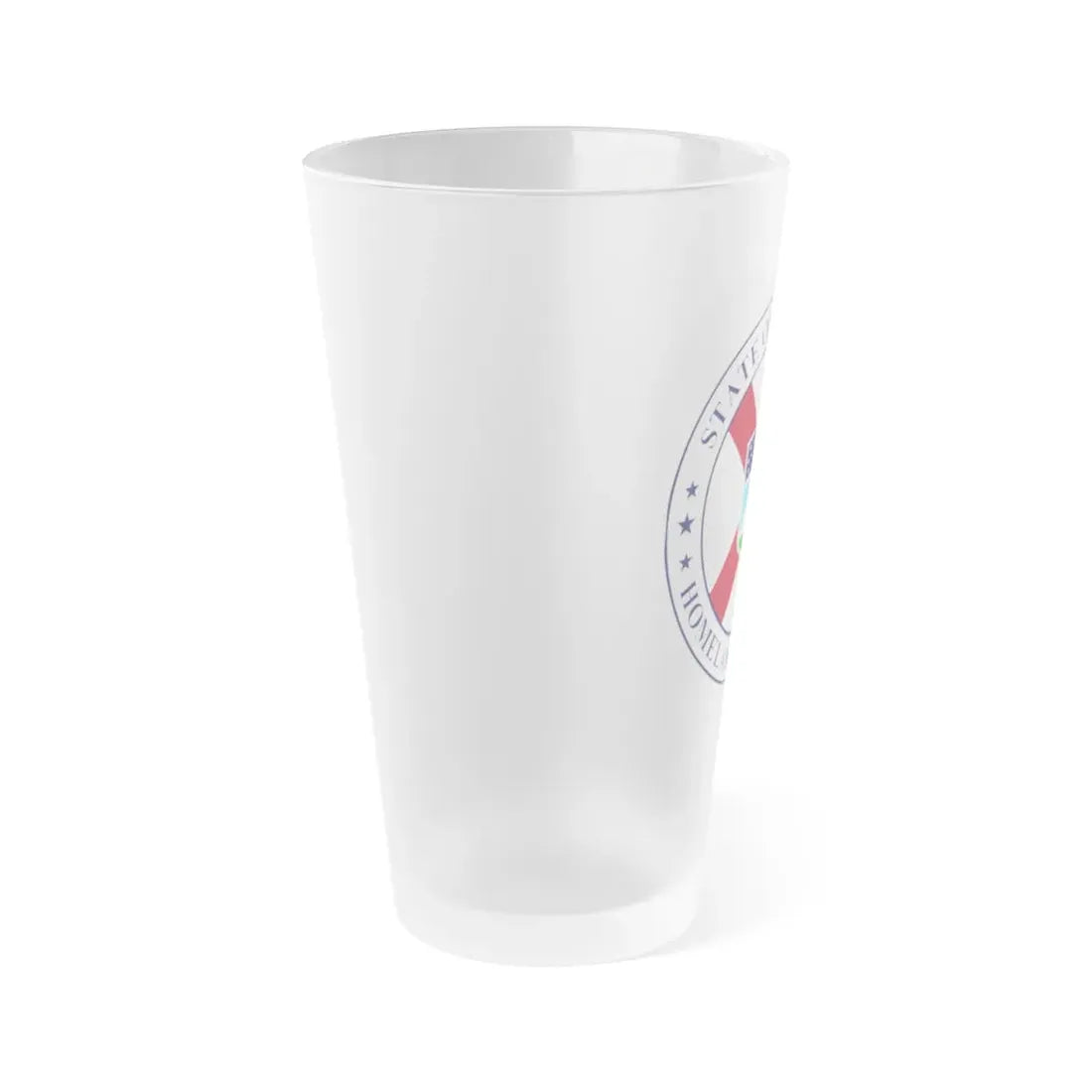 Seal of the Alabama Department of Homeland Security - Frosted Pint Glass 16oz - Go Mug Yourself