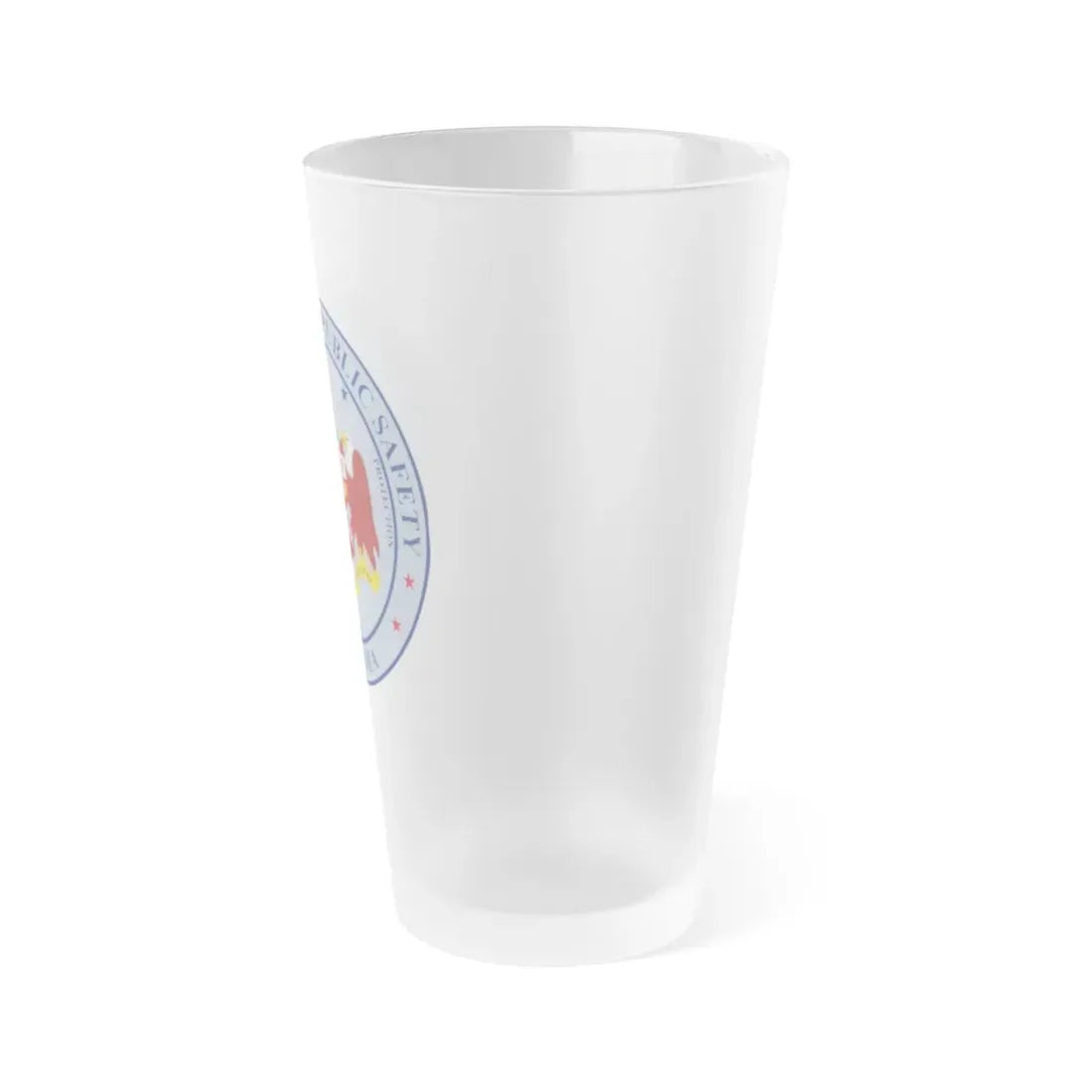 Seal of the Alabama Department of Public Safety - Frosted Pint Glass 16oz - Go Mug Yourself