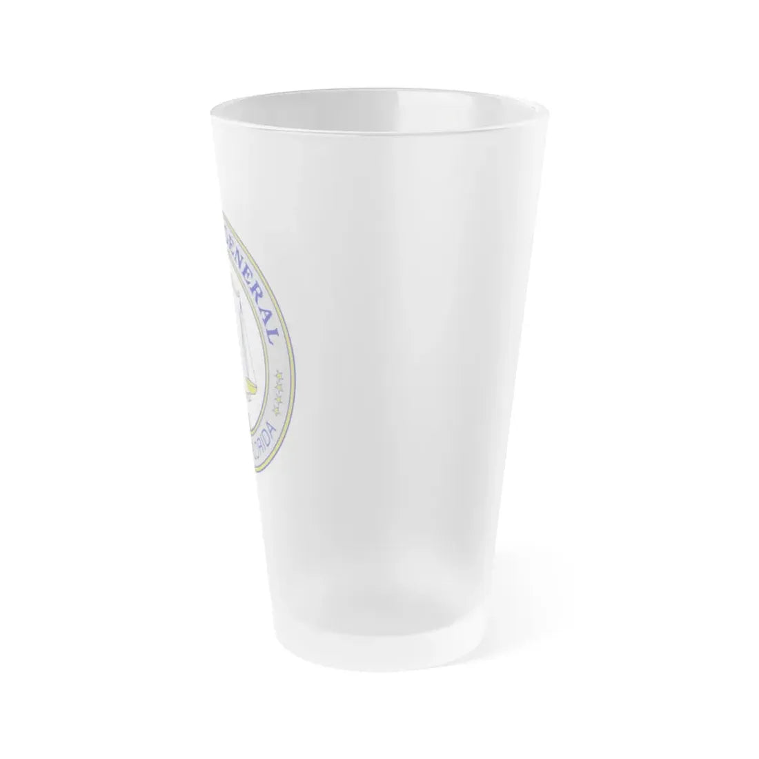 Seal of the Attorney General of Florida - Frosted Pint Glass 16oz - Go Mug Yourself