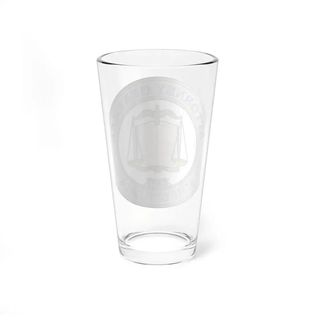 Seal of the Attorney General of Florida - Pint Glass 16oz - Go Mug Yourself