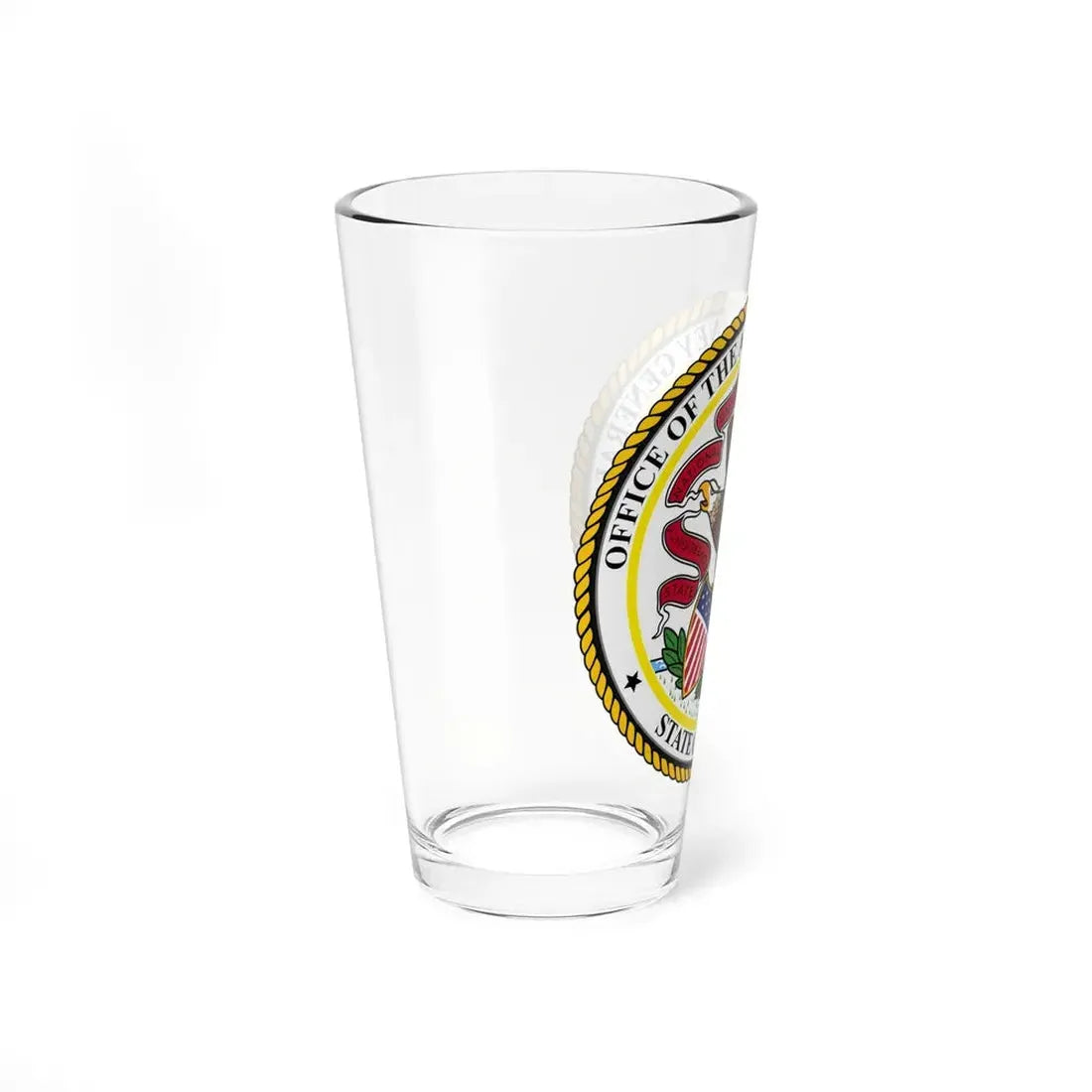 Seal of the Attorney General of Illinois - Pint Glass 16oz - Go Mug Yourself