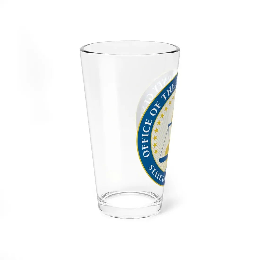 Seal of the Attorney General of New Jersey - Pint Glass 16oz - Go Mug Yourself