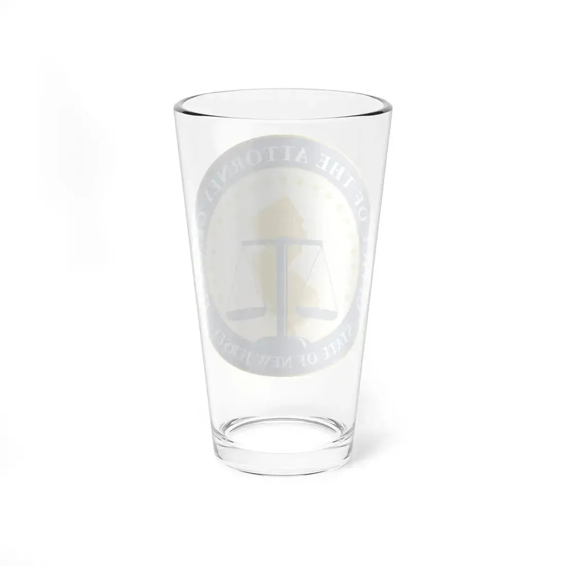 Seal of the Attorney General of New Jersey - Pint Glass 16oz - Go Mug Yourself