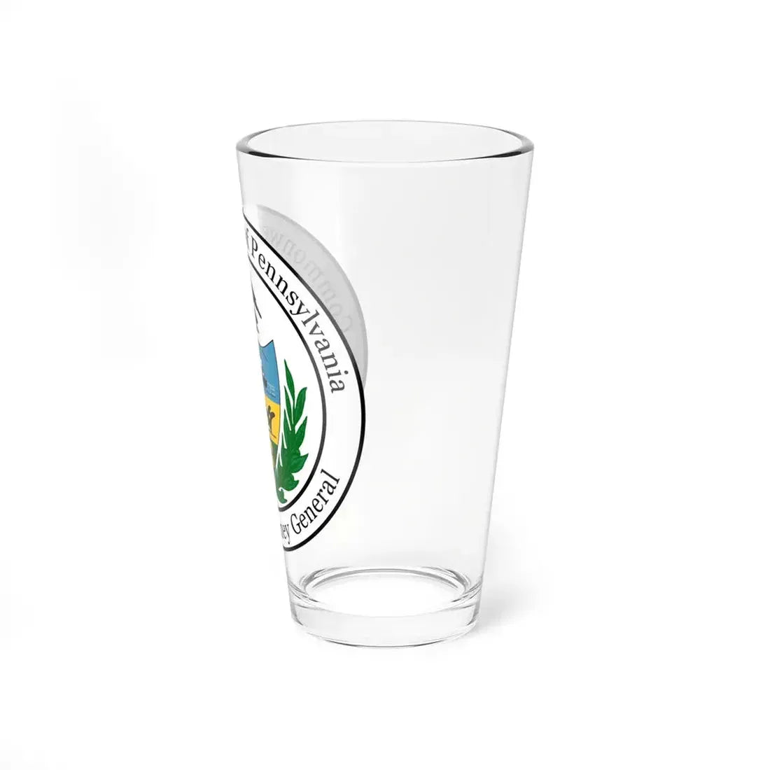 Seal of the Attorney General of Pennsylvania - Pint Glass 16oz - Go Mug Yourself