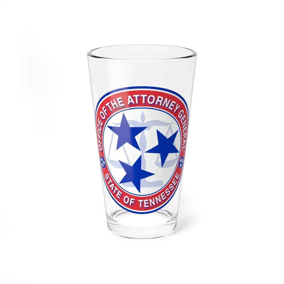 Seal of the Attorney General of Tennessee - Pint Glass 16oz 16oz - Go Mug Yourself