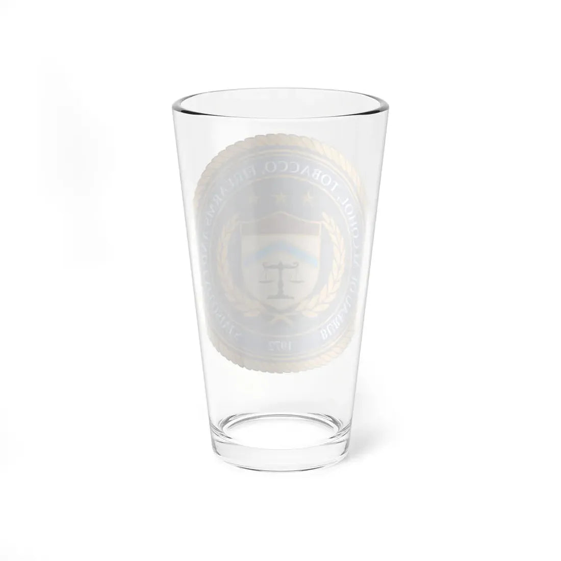 Seal of the Bureau of Alcohol Tobacco Firearms and Explosives - Pint Glass 16oz - Go Mug Yourself