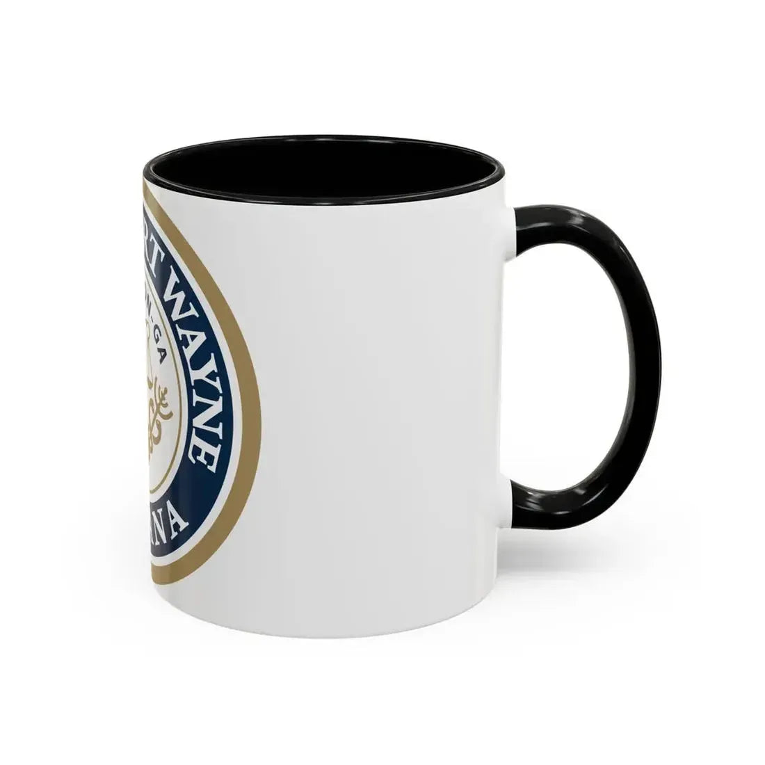 Seal of the City of Fort Wayne Indiana - Accent Coffee Mug - Go Mug Yourself