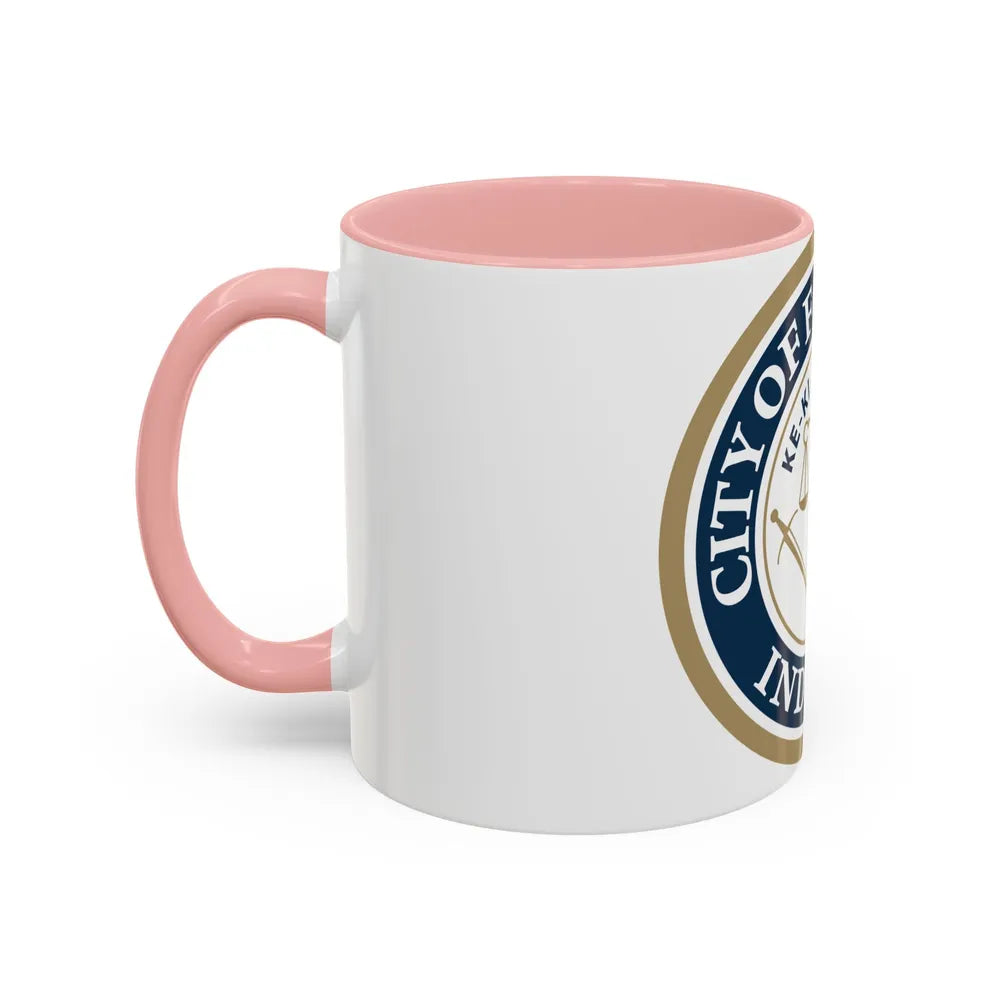 Seal of the City of Fort Wayne Indiana - Accent Coffee Mug - Go Mug Yourself