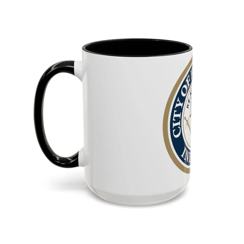Seal of the City of Fort Wayne Indiana - Accent Coffee Mug - Go Mug Yourself