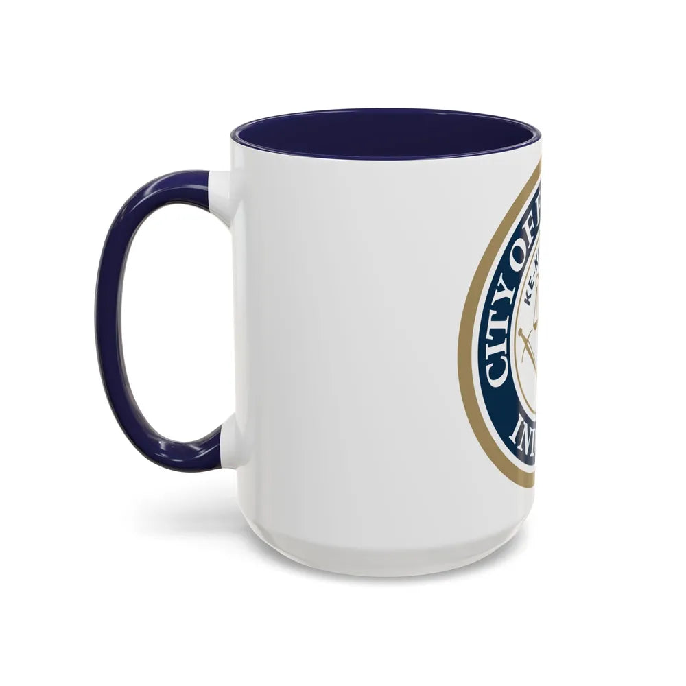 Seal of the City of Fort Wayne Indiana - Accent Coffee Mug - Go Mug Yourself