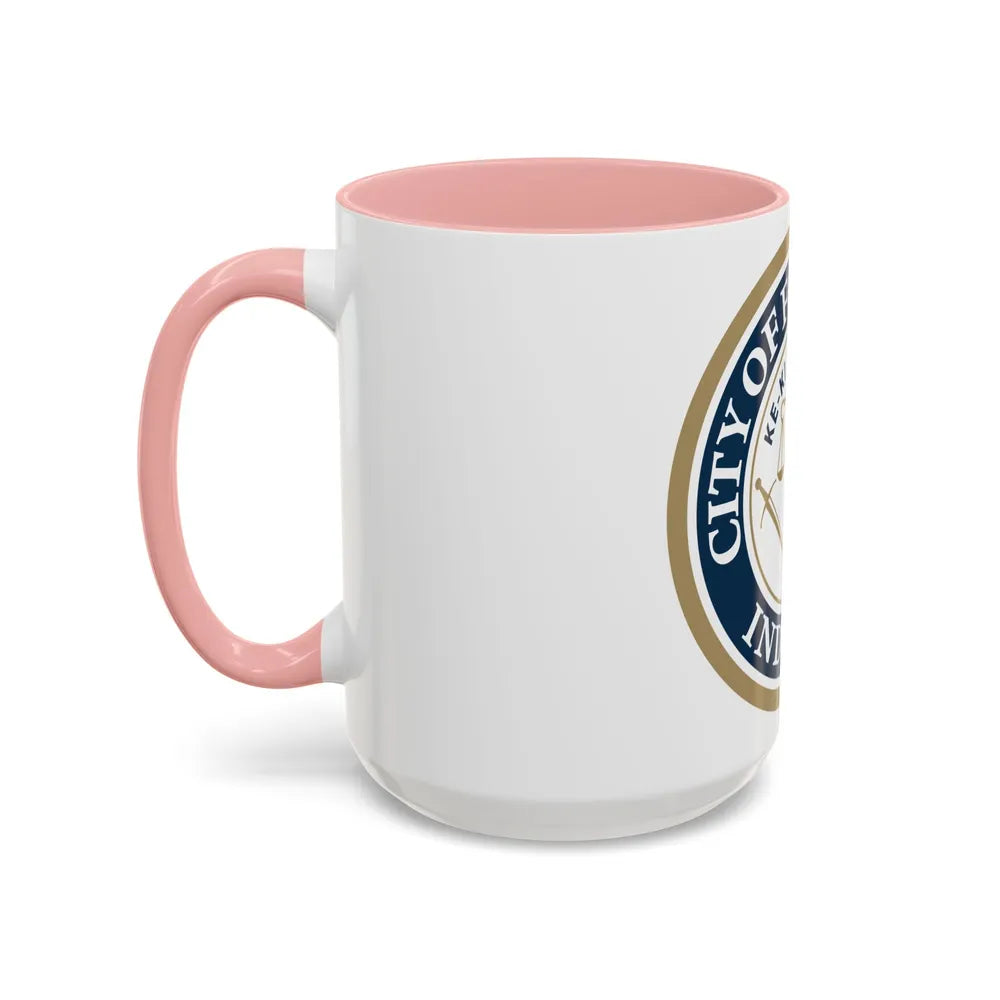 Seal of the City of Fort Wayne Indiana - Accent Coffee Mug - Go Mug Yourself