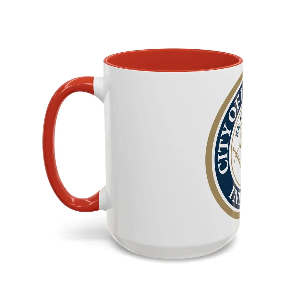 Seal of the City of Fort Wayne Indiana - Accent Coffee Mug - Go Mug Yourself