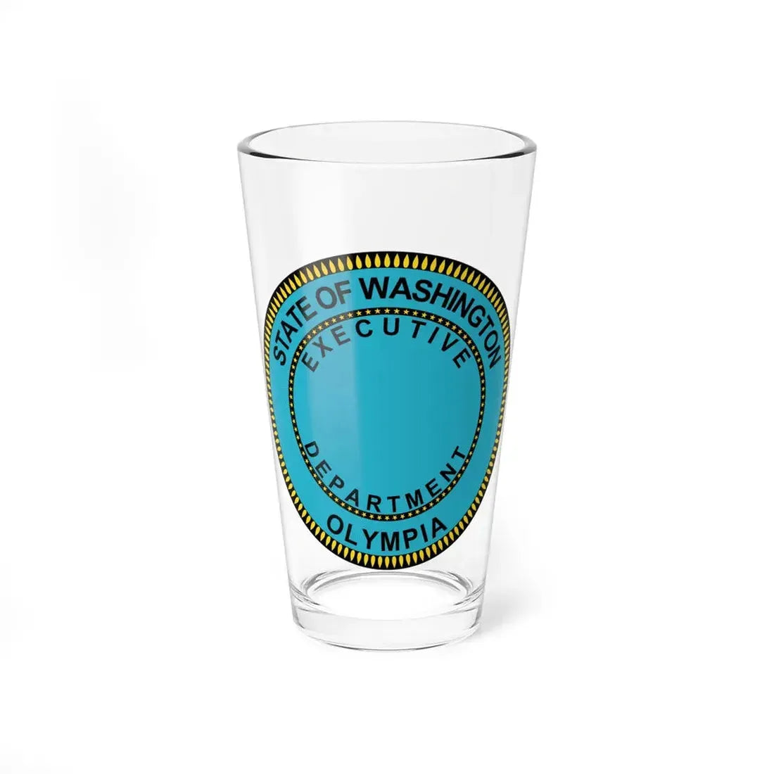 Seal of the Executive Department of Washington - Pint Glass 16oz 16oz - Go Mug Yourself