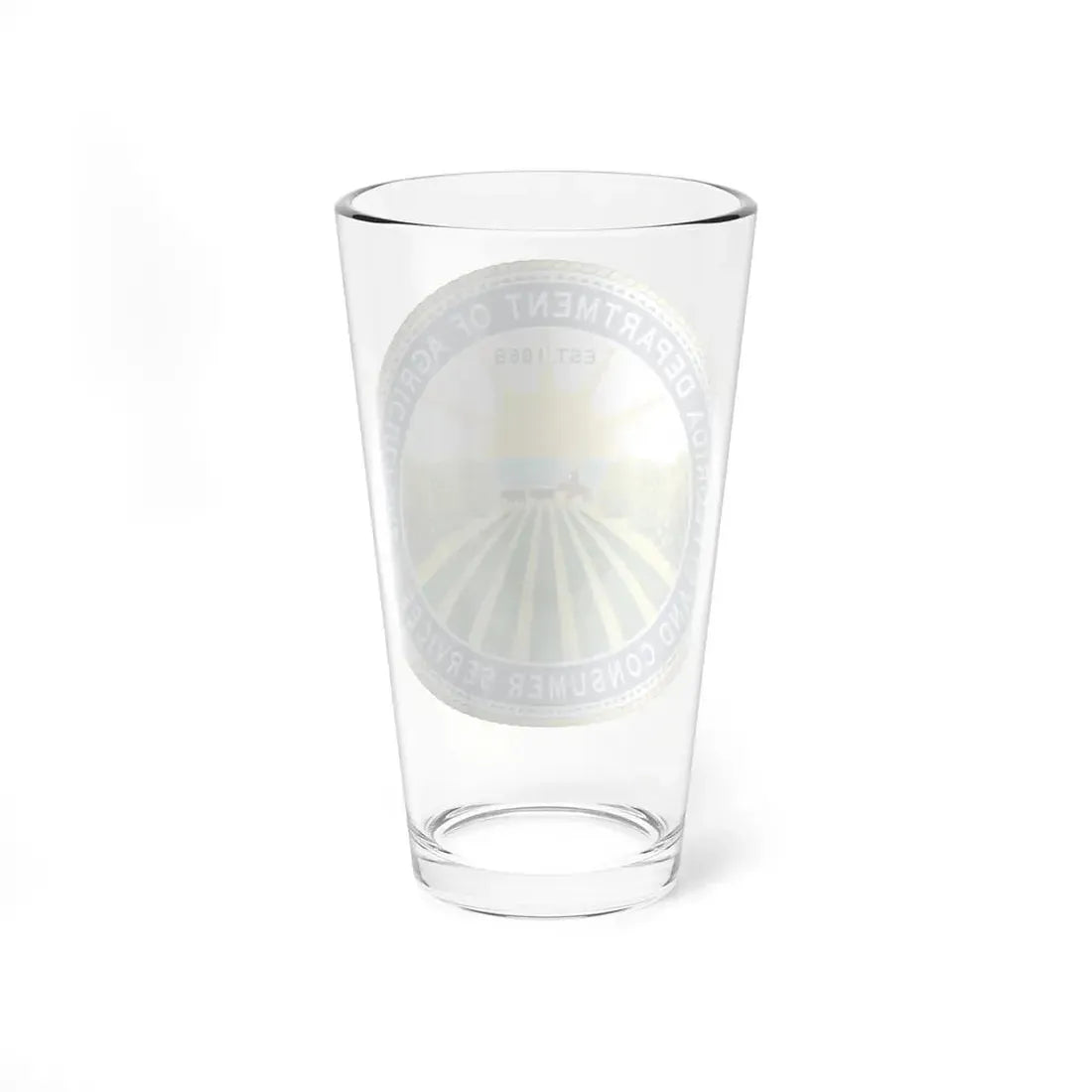 Seal of the Florida Department of Agriculture - Pint Glass 16oz - Go Mug Yourself