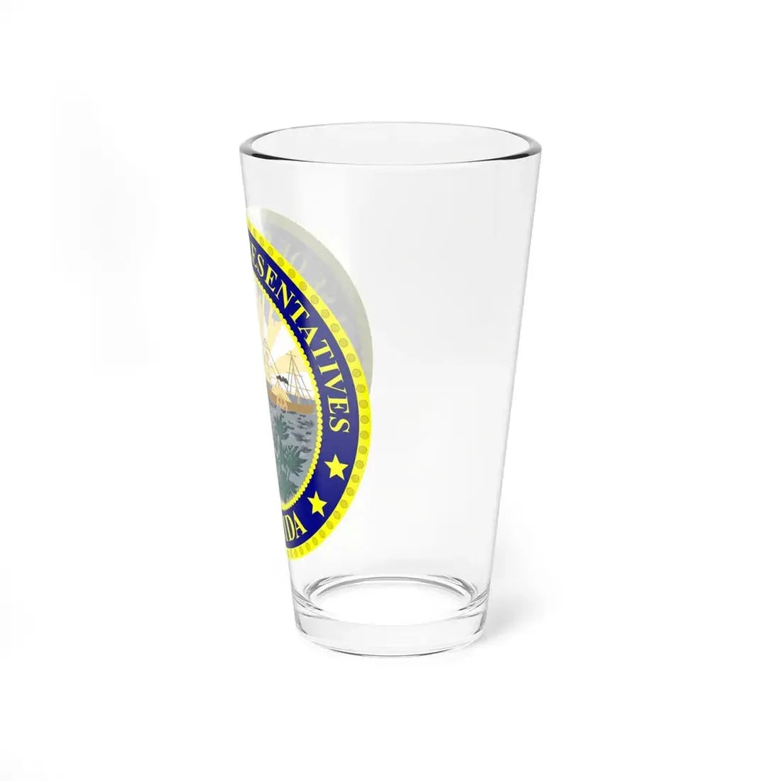 Seal of the Florida House of Representatives - Pint Glass 16oz - Go Mug Yourself