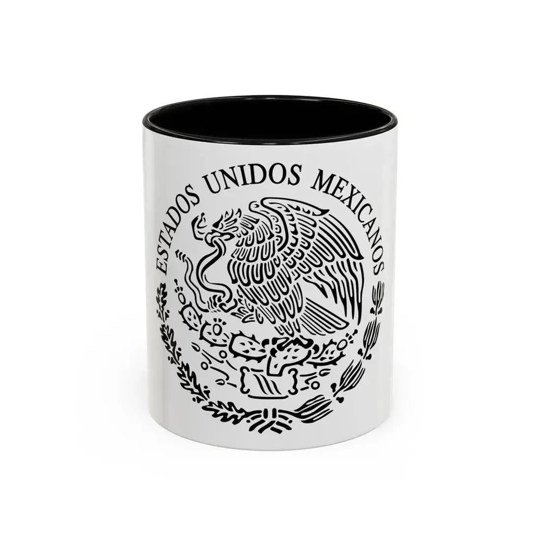 Seal of the Government of Mexico 2 - Accent Coffee Mug 11oz Black - Go Mug Yourself