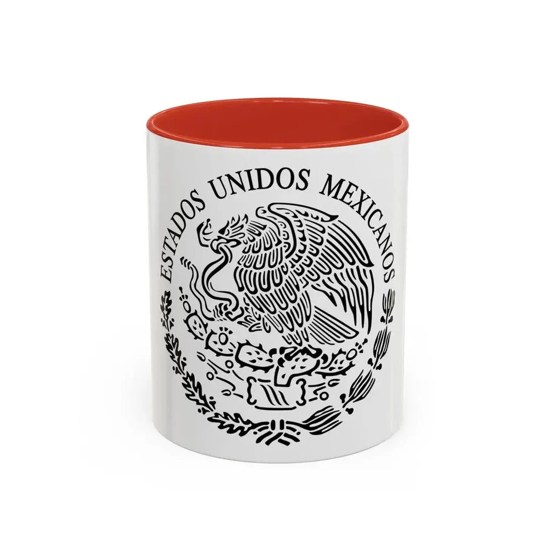 Seal of the Government of Mexico 2 - Accent Coffee Mug 11oz Red - Go Mug Yourself