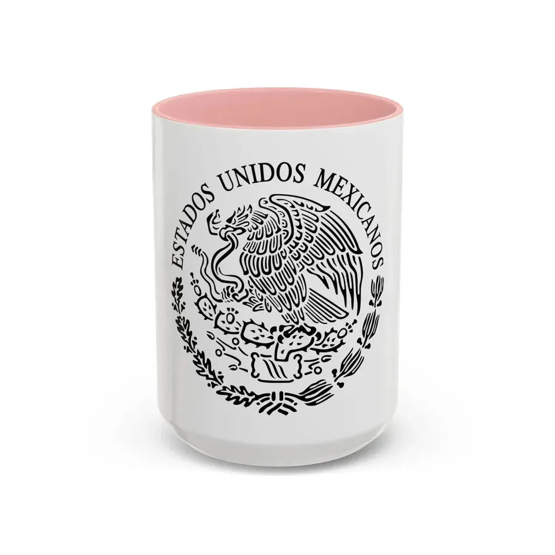 Seal of the Government of Mexico 2 - Accent Coffee Mug 15oz Pink - Go Mug Yourself