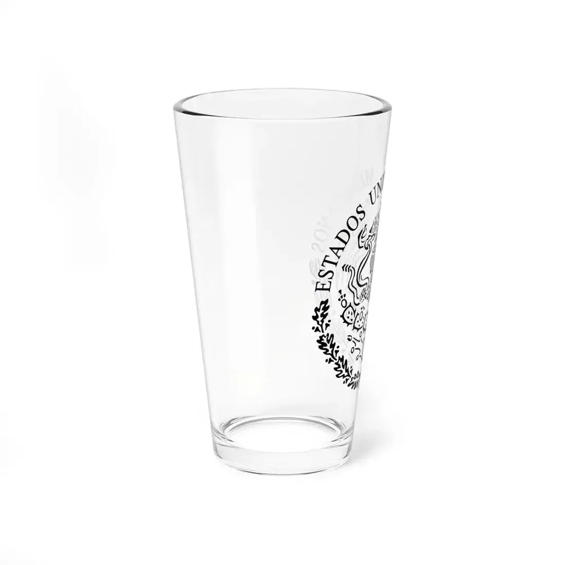 Seal of the Government of Mexico 2 - Pint Glass 16oz - Go Mug Yourself
