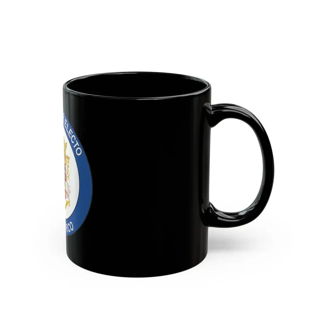 Seal of the Governor-Elect of Puerto Rico - Black Coffee Mug - Go Mug Yourself