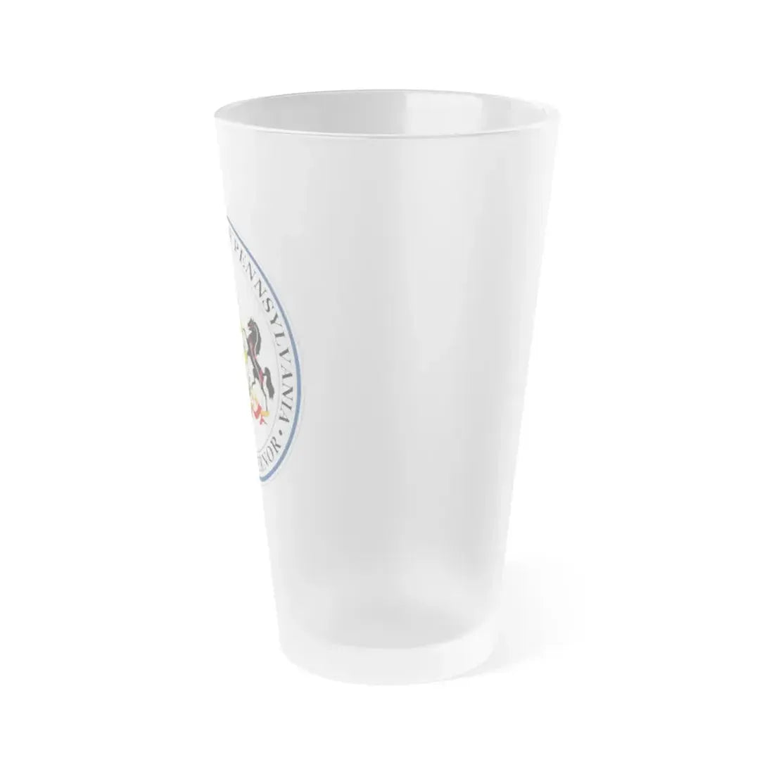 Seal of the Governor of Pennsylvania - Frosted Pint Glass 16oz - Go Mug Yourself