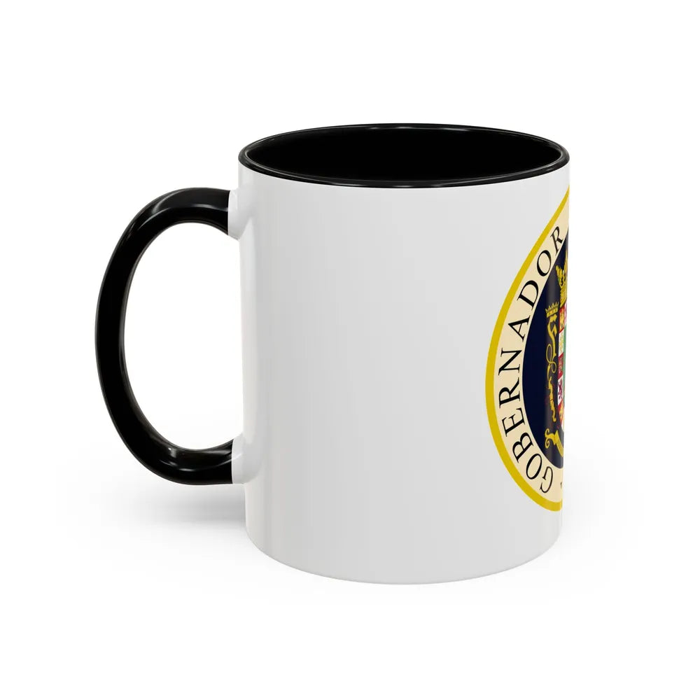 Seal of the Governor of Puerto Rico - Accent Coffee Mug - Go Mug Yourself