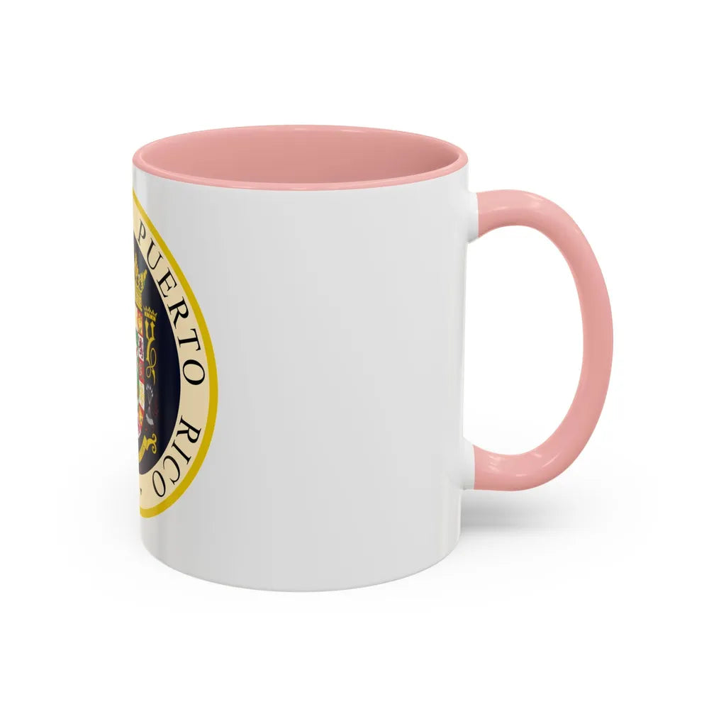 Seal of the Governor of Puerto Rico - Accent Coffee Mug - Go Mug Yourself