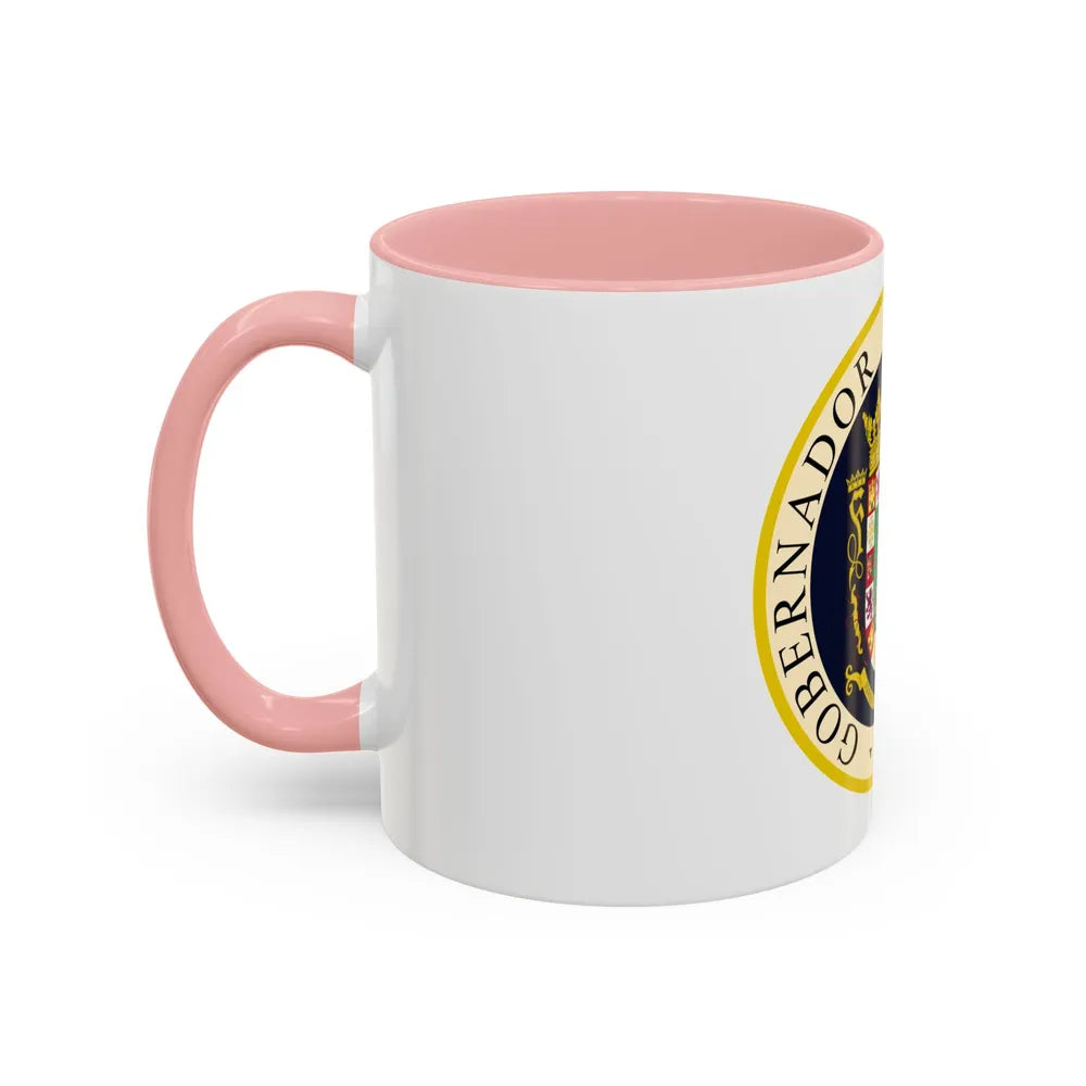 Seal of the Governor of Puerto Rico - Accent Coffee Mug - Go Mug Yourself