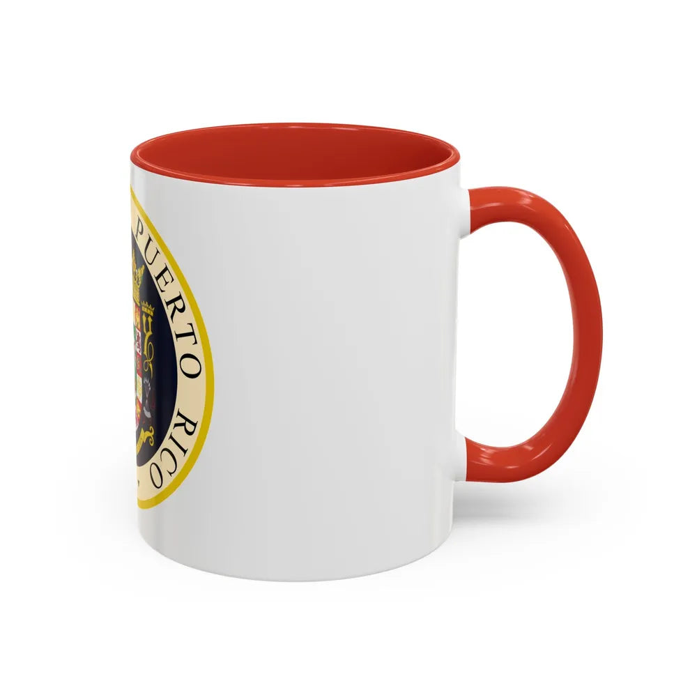 Seal of the Governor of Puerto Rico - Accent Coffee Mug - Go Mug Yourself
