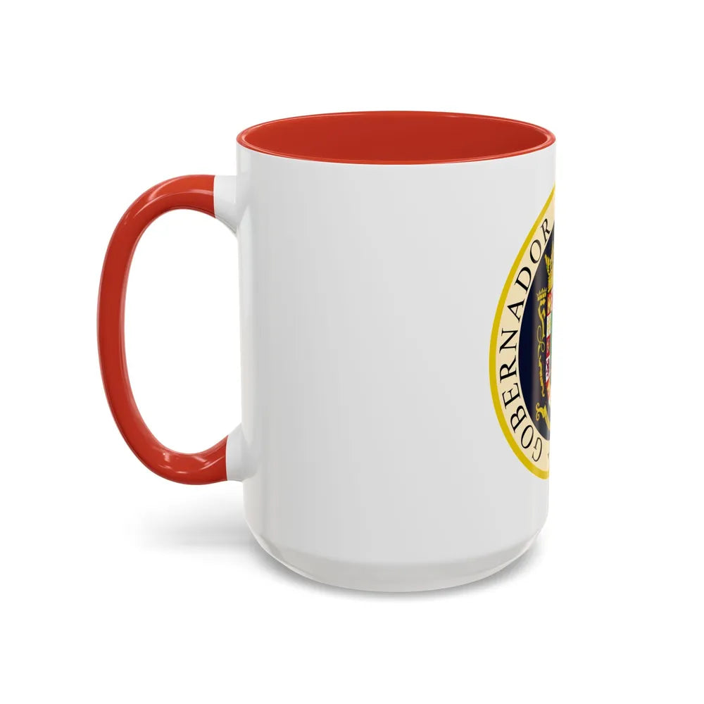 Seal of the Governor of Puerto Rico - Accent Coffee Mug - Go Mug Yourself