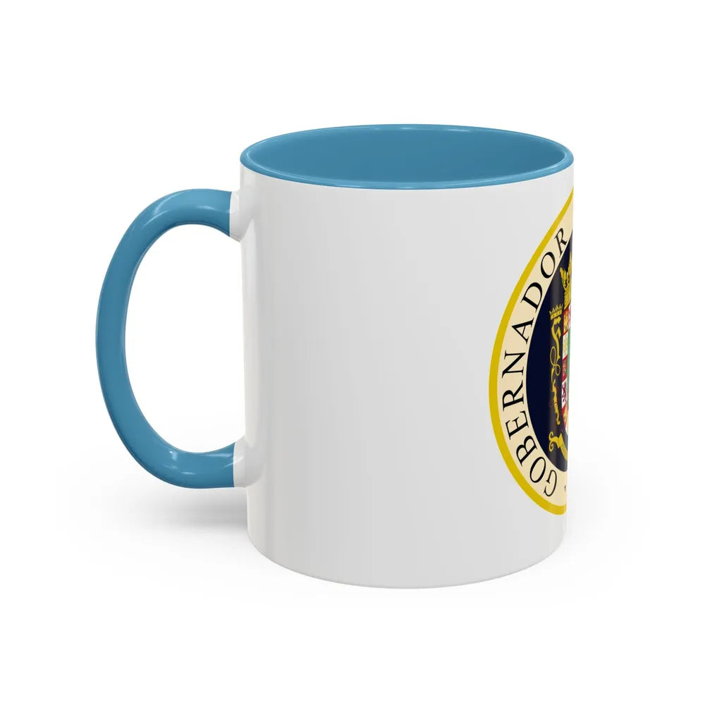 Seal of the Governor of Puerto Rico - Accent Coffee Mug - Go Mug Yourself