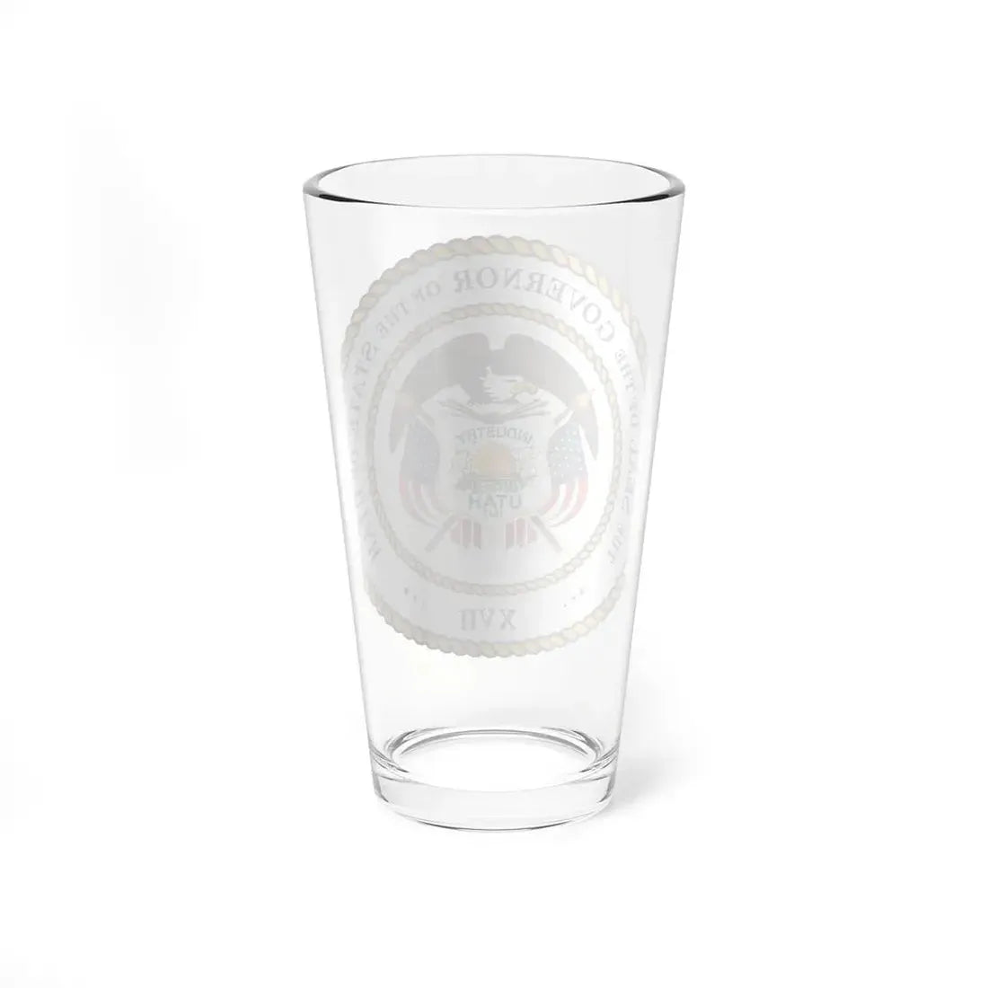 Seal of the Governor of Utah 2011 - Pint Glass 16oz - Go Mug Yourself