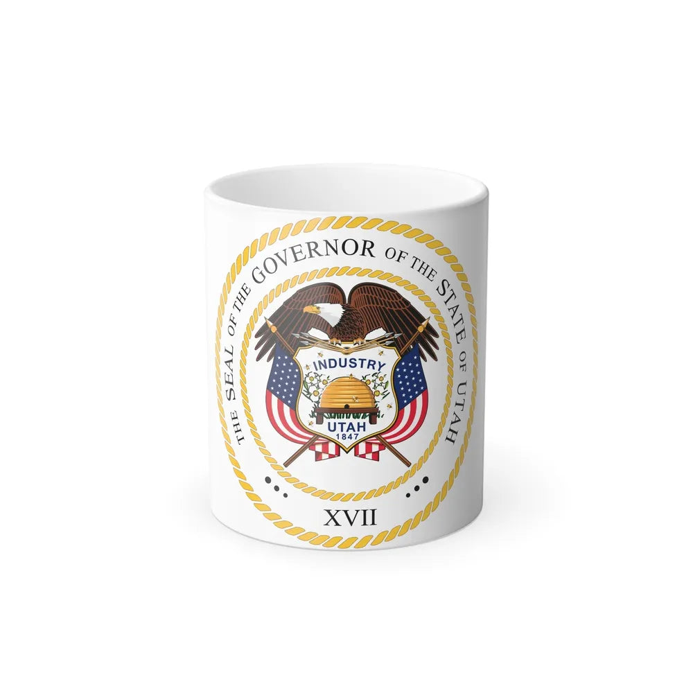 Seal of the Governor of Utah v2 - Color Changing Mug 11oz-11oz-Go Mug Yourself