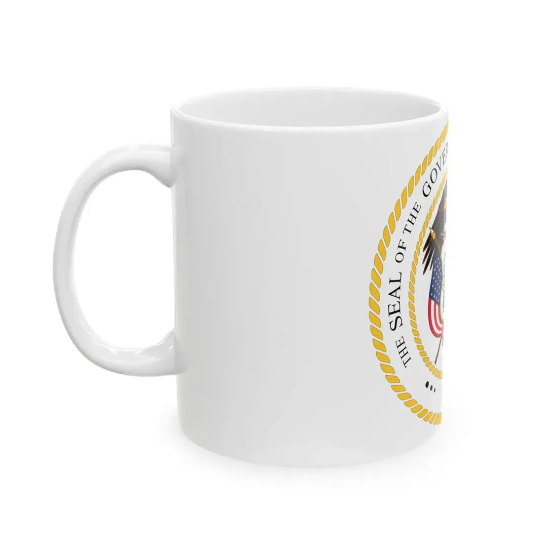 Seal of the Governor of Utah v2 - White Coffee Mug - Go Mug Yourself