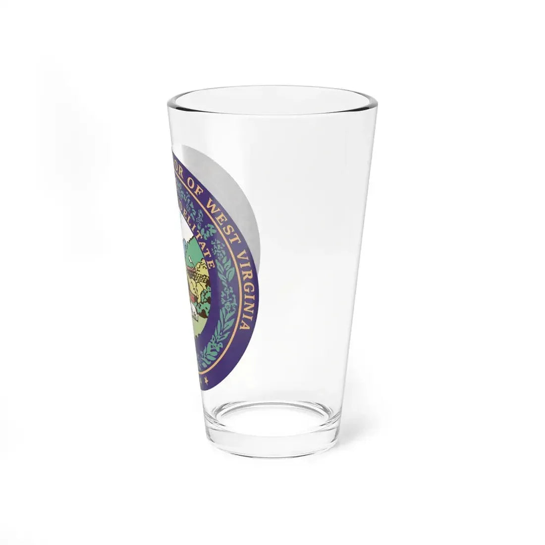 Seal of the Governor of West Virginia - Pint Glass 16oz - Go Mug Yourself
