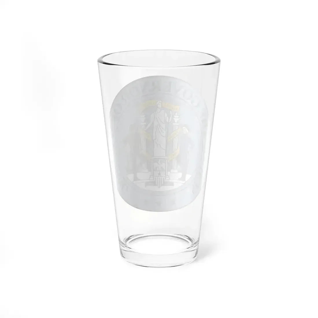Seal of the Governor of Wyoming - Pint Glass 16oz - Go Mug Yourself