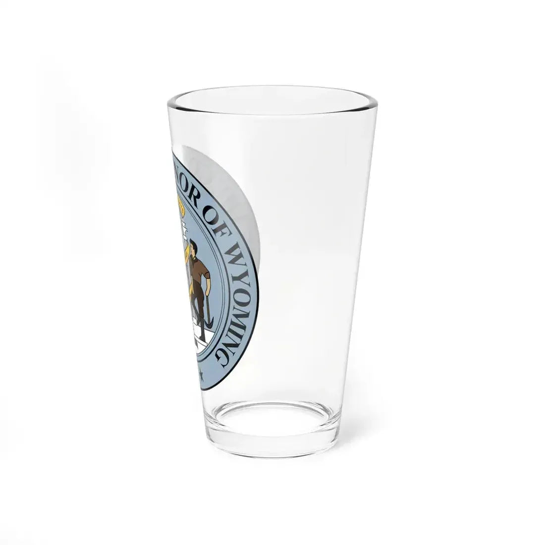 Seal of the Governor of Wyoming - Pint Glass 16oz - Go Mug Yourself