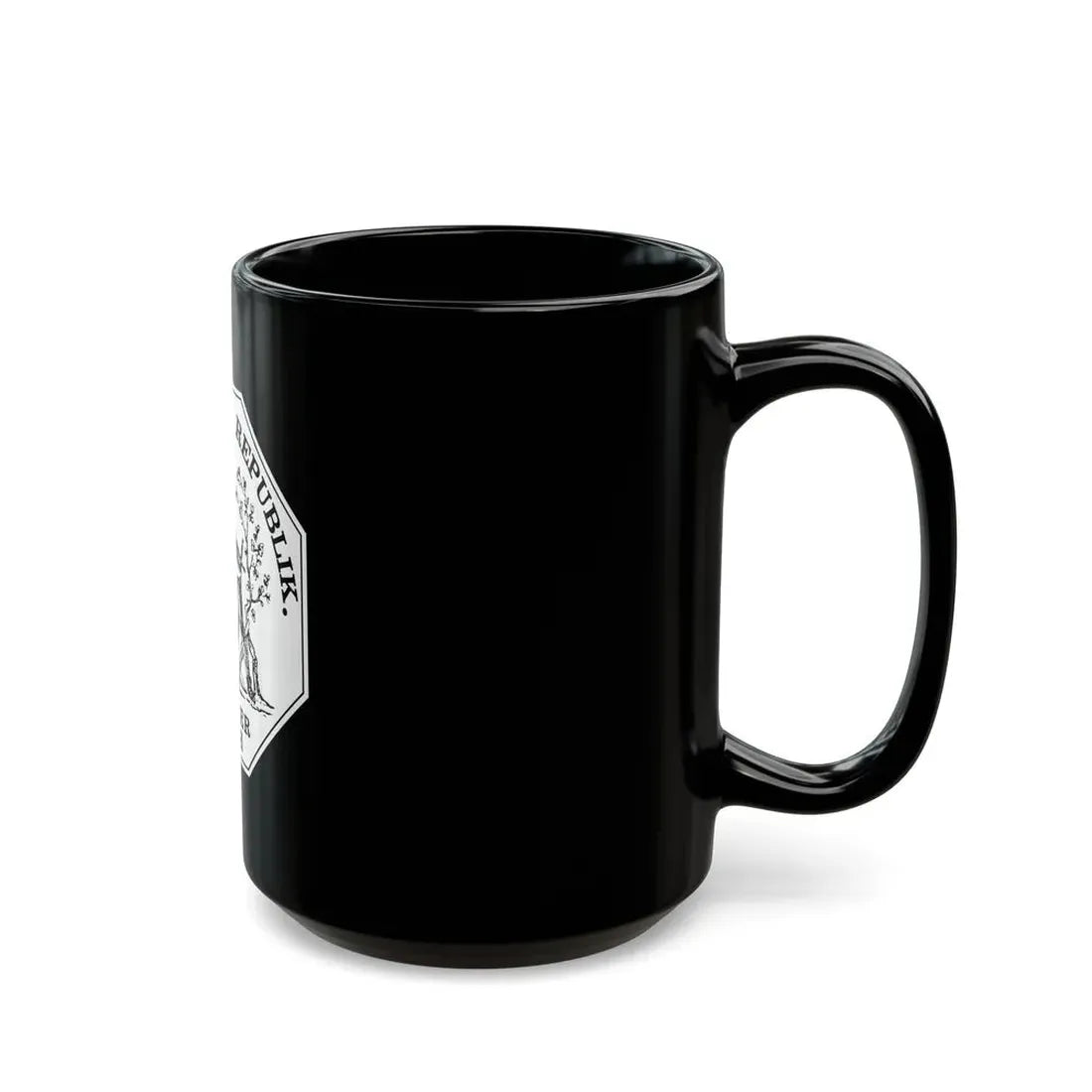 Seal of the Helvetic Republic, Kleiner Rath - Black Coffee Mug - Go Mug Yourself