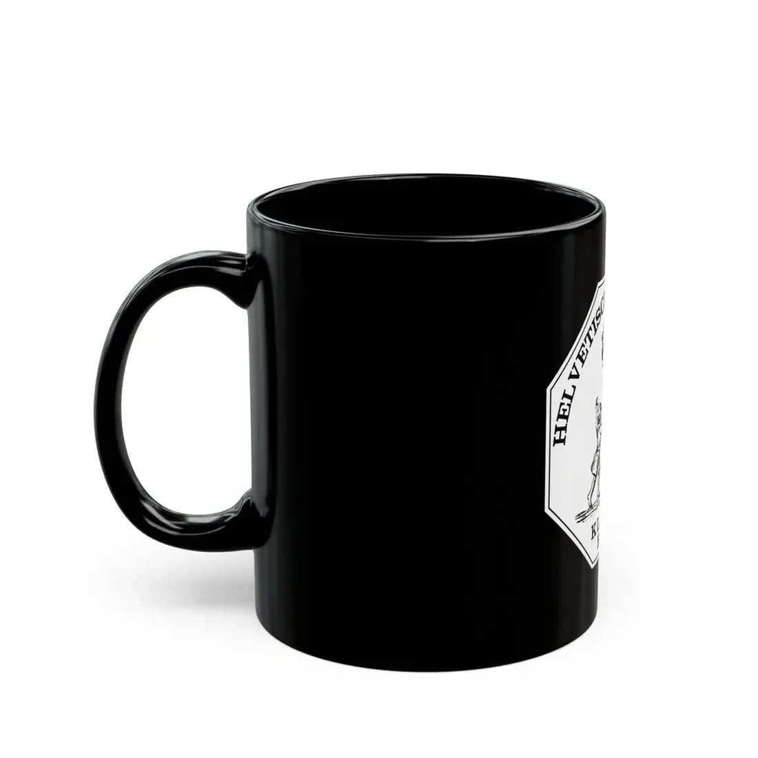 Seal of the Helvetic Republic, Kleiner Rath - Black Coffee Mug - Go Mug Yourself