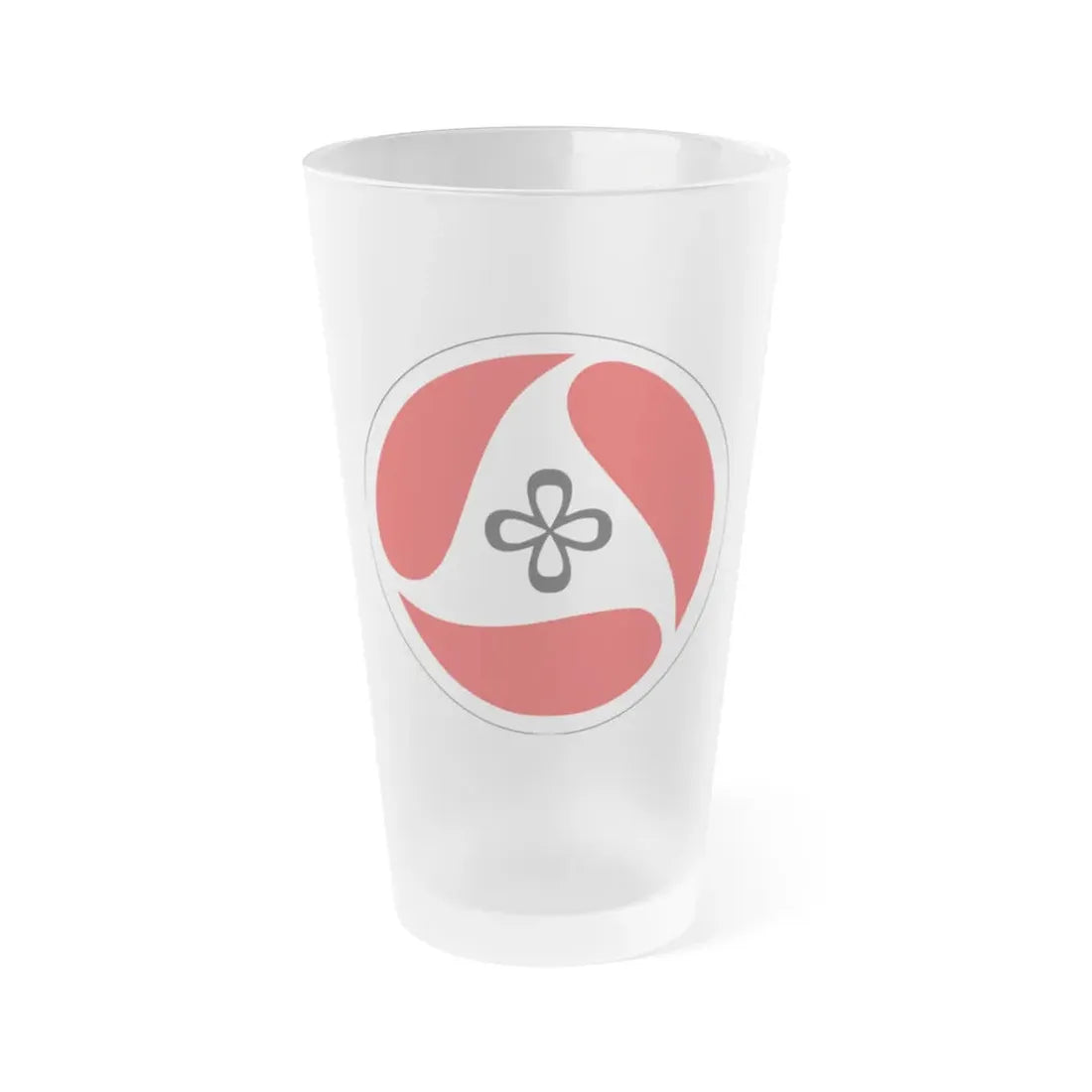Seal of the Iowa Department of Transportation - Frosted Pint Glass 16oz 16oz Frosted - Go Mug Yourself