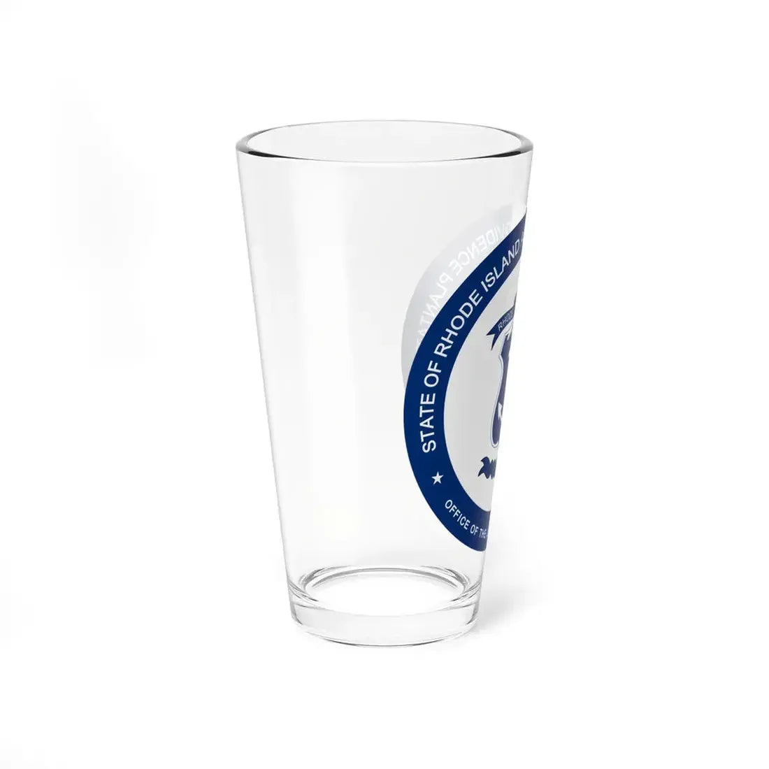Seal of the Lieutenant Governor of Rhode Island - Pint Glass 16oz - Go Mug Yourself