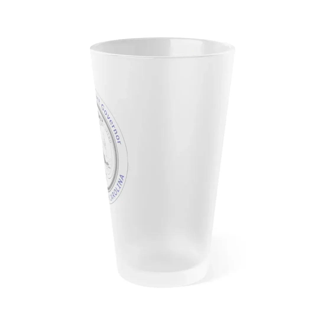 Seal of the Lieutenant Governor of South Carolina - Frosted Pint Glass 16oz - Go Mug Yourself