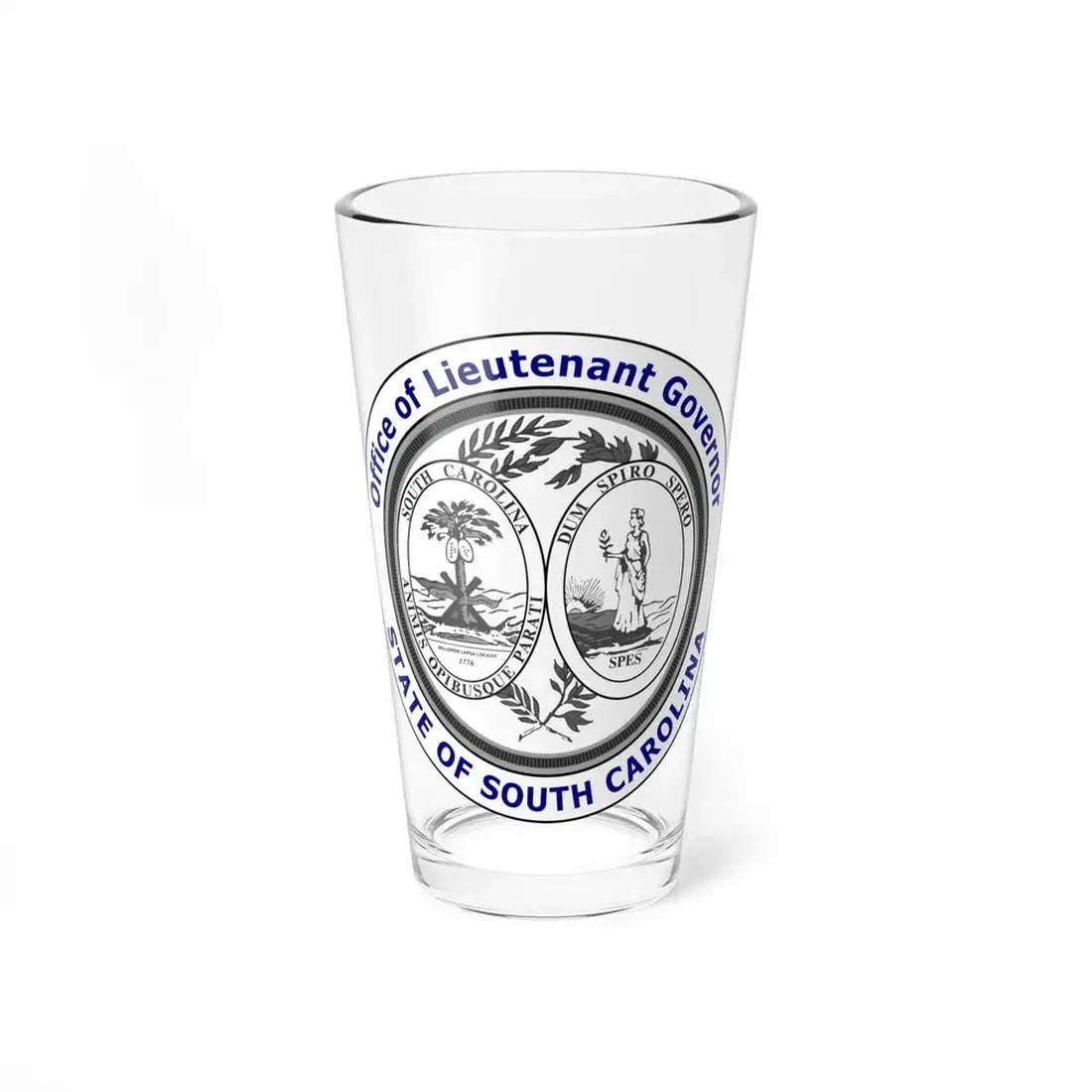 Seal of the Lieutenant Governor of South Carolina - Pint Glass 16oz 16oz - Go Mug Yourself