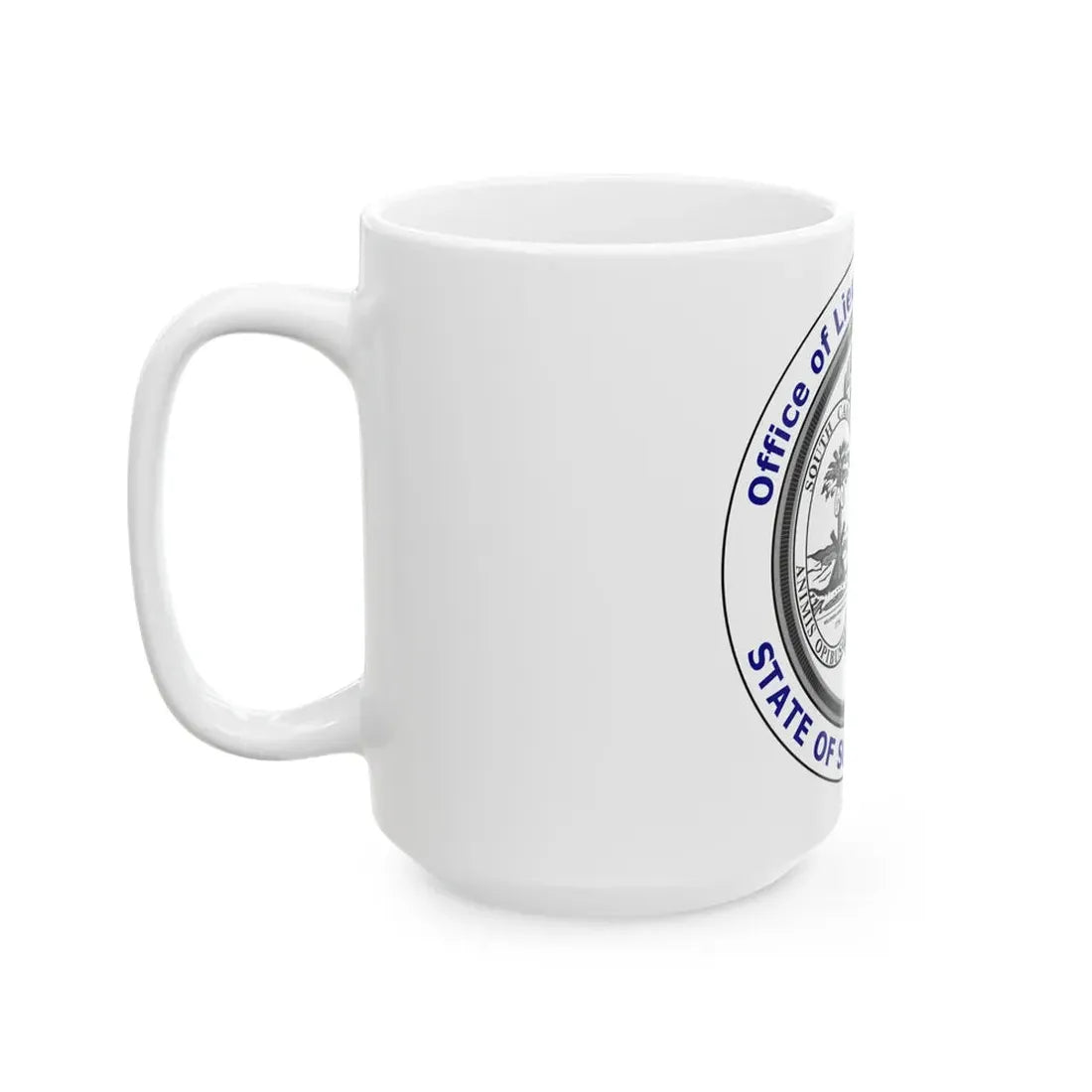 Seal of the Lieutenant Governor of South Carolina - White Coffee Mug - Go Mug Yourself