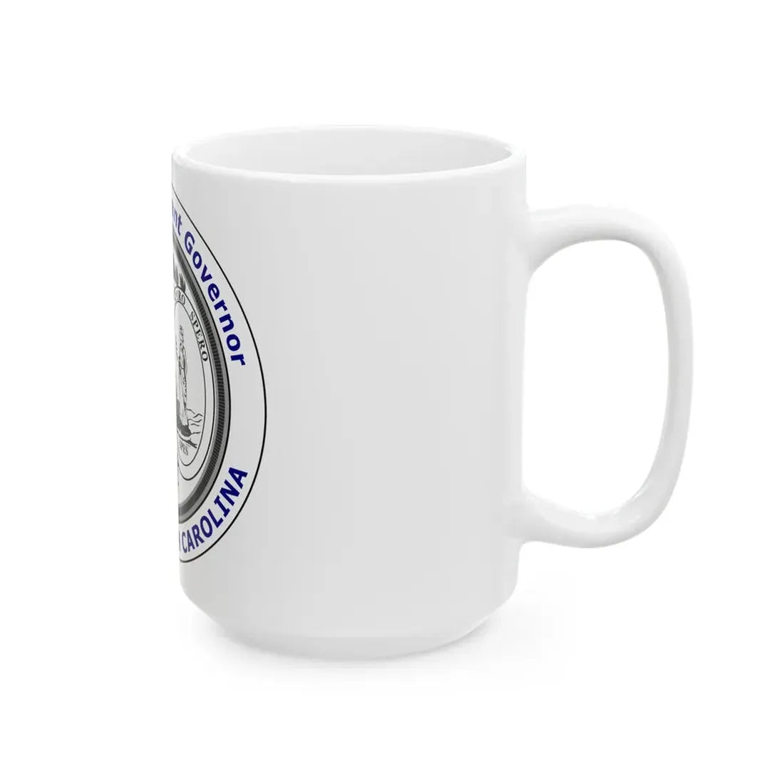 Seal of the Lieutenant Governor of South Carolina - White Coffee Mug - Go Mug Yourself