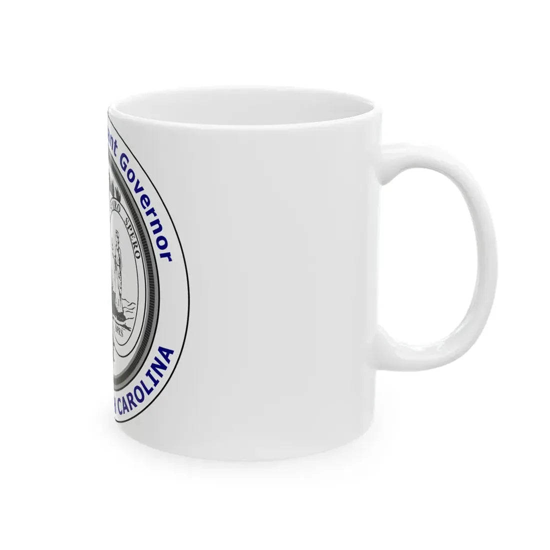 Seal of the Lieutenant Governor of South Carolina - White Coffee Mug - Go Mug Yourself