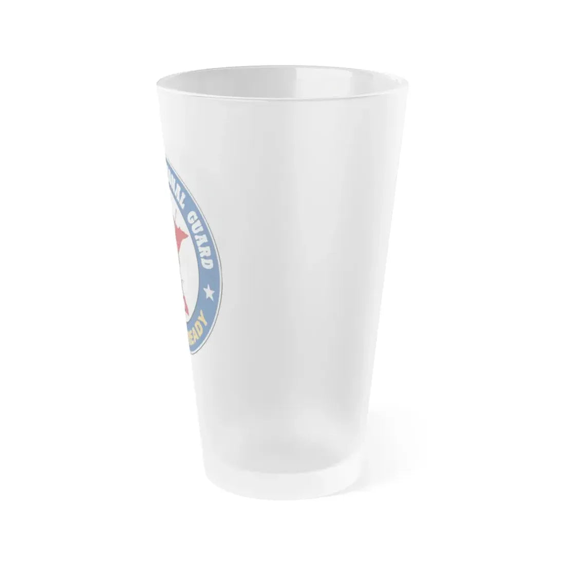 Seal of the Minnesota National Guard - Frosted Pint Glass 16oz - Go Mug Yourself