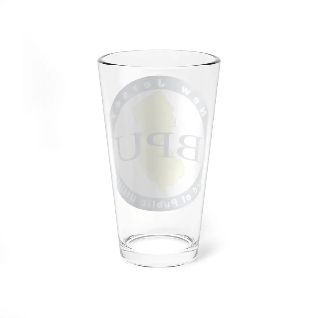 Seal of the New Jersey Board of Public Utilities - Pint Glass 16oz - Go Mug Yourself