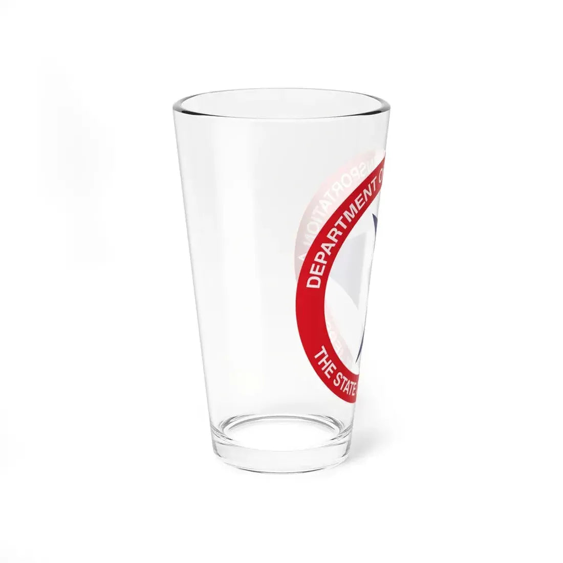 Seal of the New Jersey Department of Transportation - Pint Glass 16oz - Go Mug Yourself