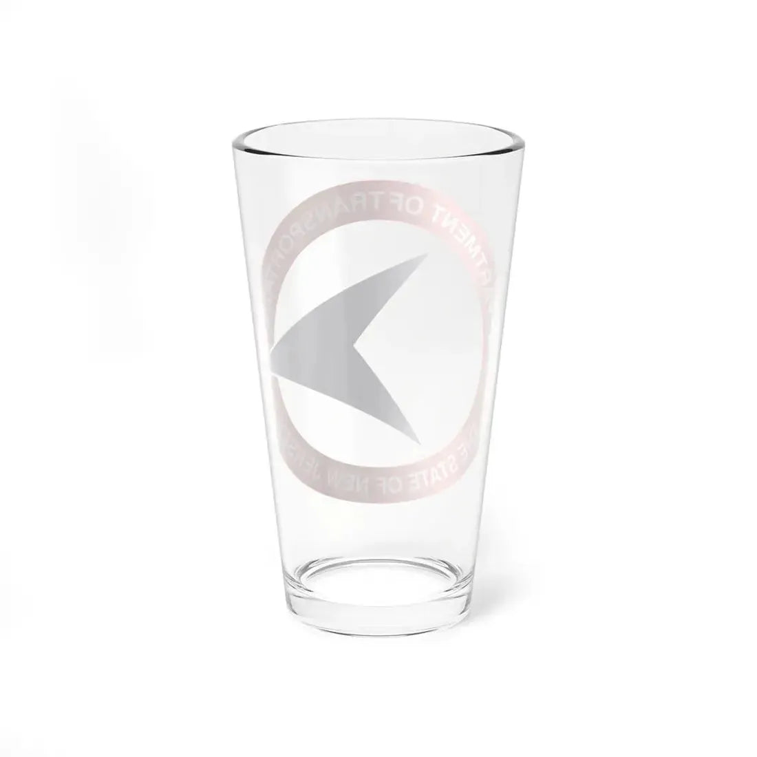Seal of the New Jersey Department of Transportation - Pint Glass 16oz - Go Mug Yourself